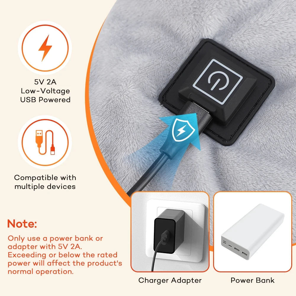 USB Heated Poncho