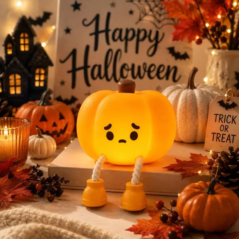 Silicone Pumpkin Night Light
