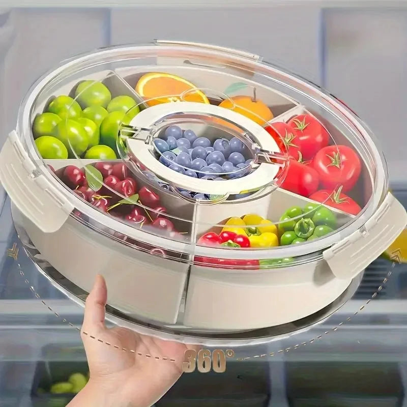 Rotating Snack Serving Tray