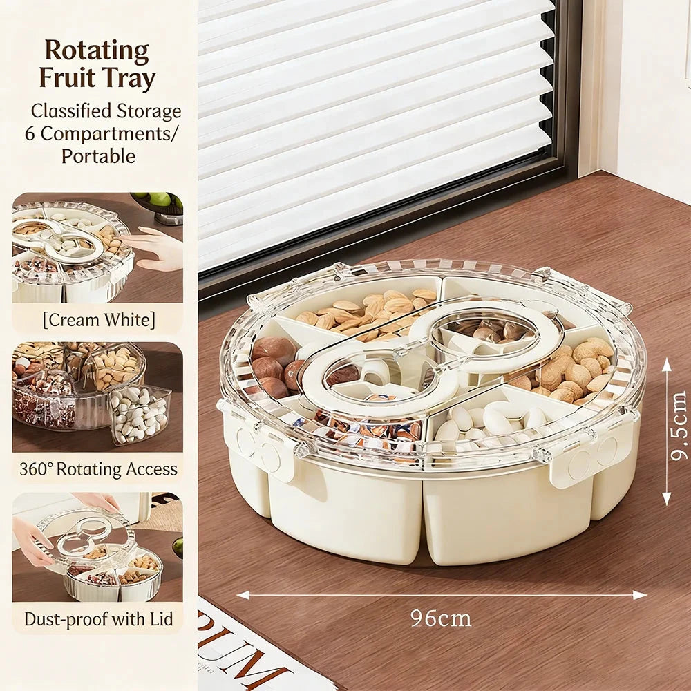 Rotating Snack Serving Tray
