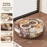 Rotating Snack Serving Tray