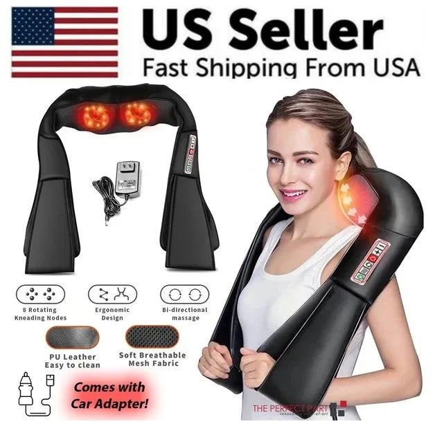 Shiatsu Neck & Shoulder Massager with Heat