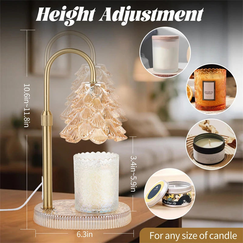 Candle Warmer Lamp with Timer & Dimmer