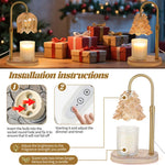 Candle Warmer Lamp with Timer & Dimmer