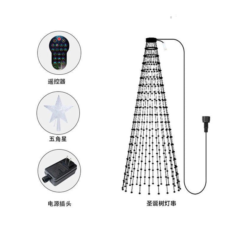 TwinkleBright Smart Christmas Tree Lights with App Control