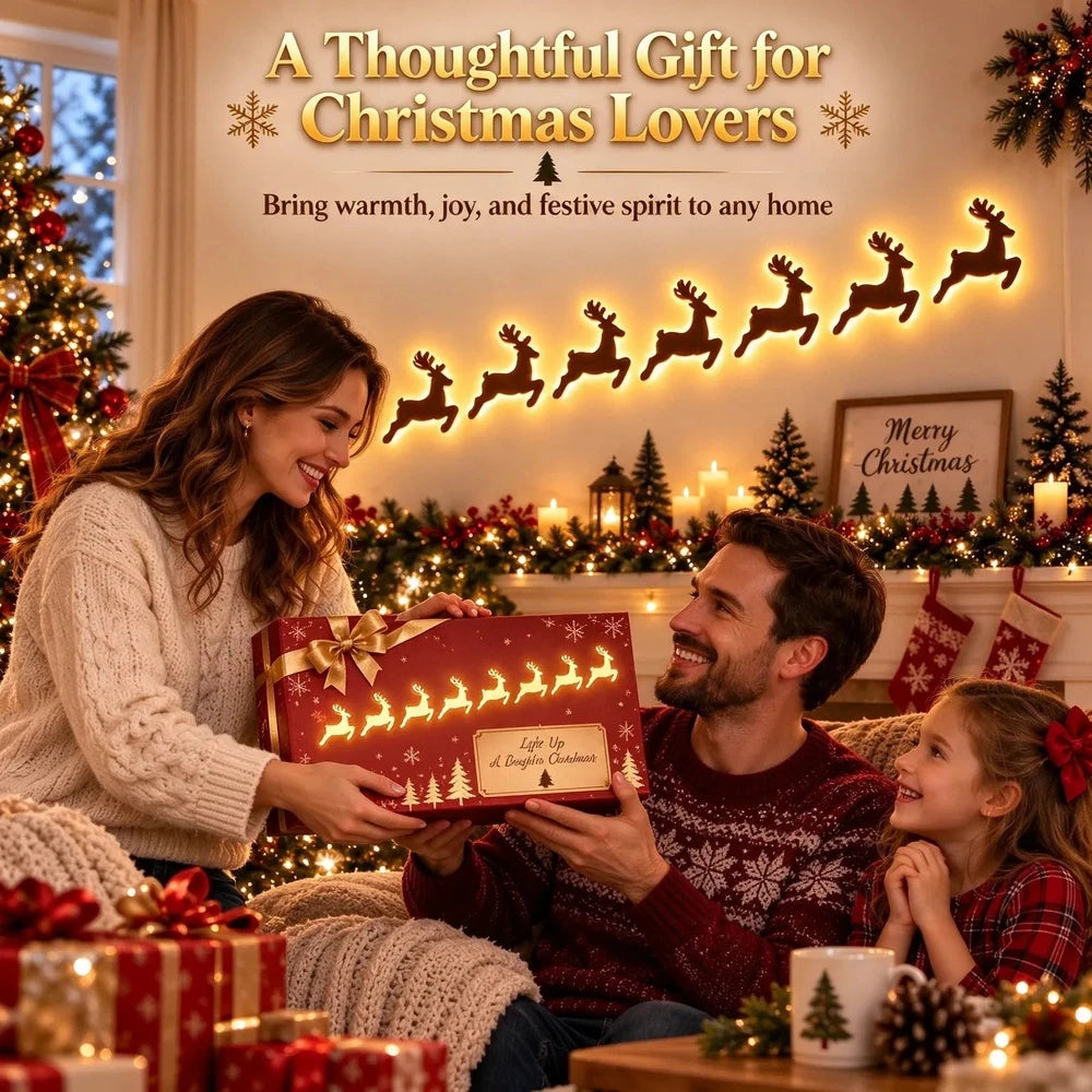 TwinkleFlight Reindeer Wall Lights