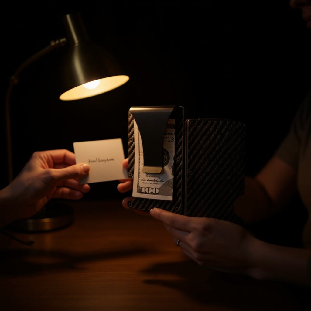 The Card Sleeve - in use