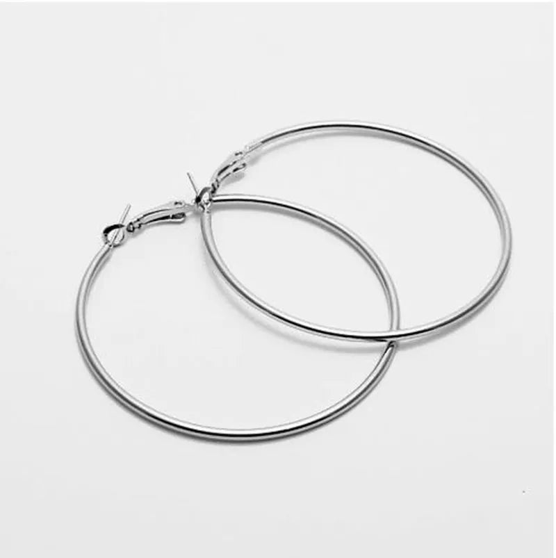 The Hoop Alternative - small thin gold hoop earrings
