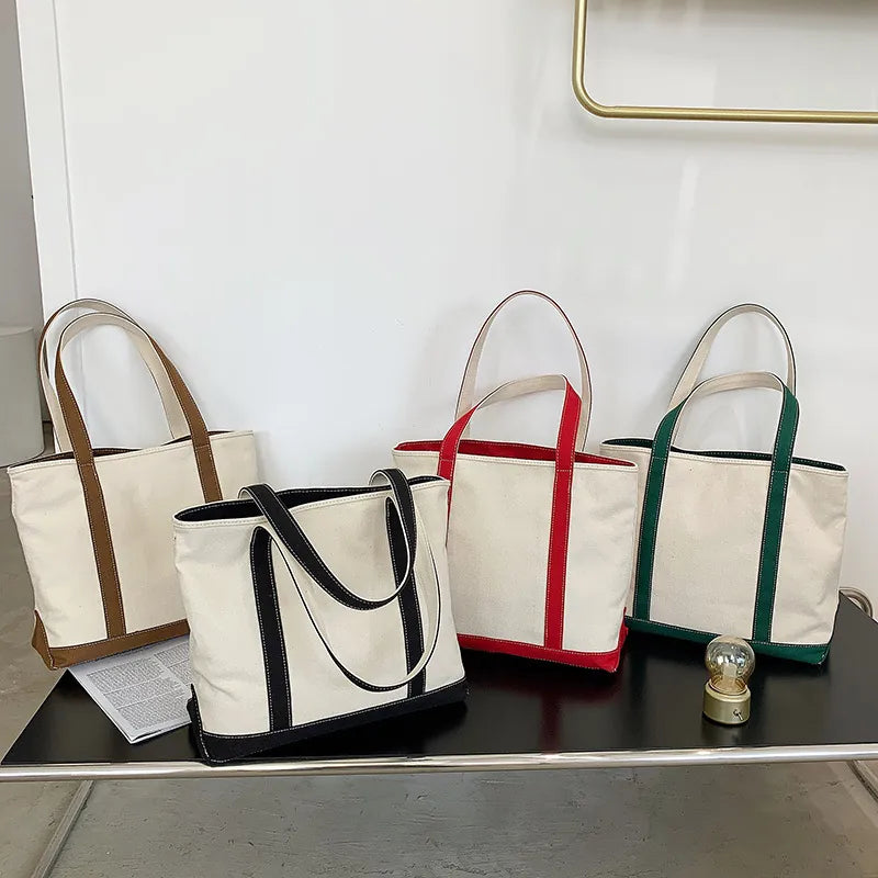 The Everyday Tote - structured canvas tote bag